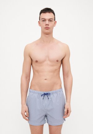 K-Way, HAZEL MID STRIPES BEACH - Shorts da mare - white/blue deep