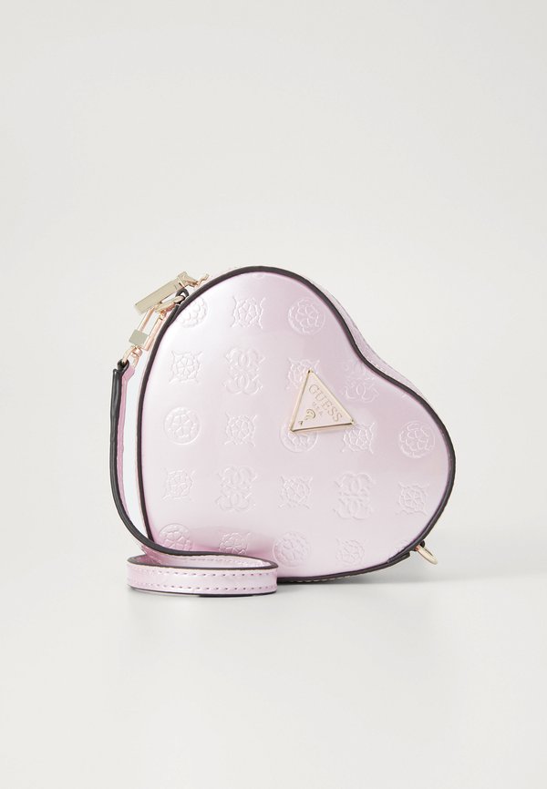 ARNELA MINI HEART BAG - Cross body bag - orchid logo