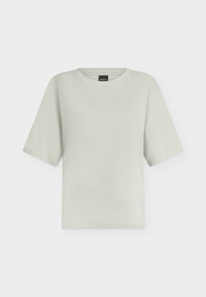 BOSS, ENIS SMALL LOGO - Základné tričko - open beige