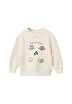 Sweatshirt - ecru