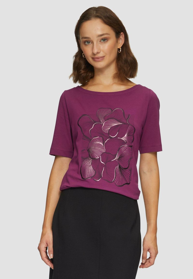 s.Oliver BLACK LABEL Tričko s potlačou - fuchsia