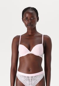 Tommy Hilfiger Modrček s kostjo - pearly pink