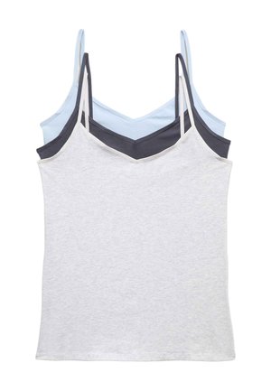 Marks & Spencer, 3 PACK STRAPPY - Undertrøjer - blue mix
