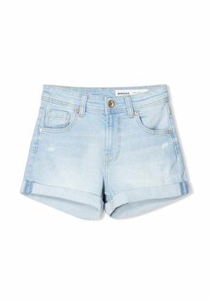 ROLL-UP - Jeansshorts - light blue