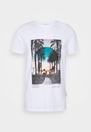 AMARI TEE - Printtipaita - white