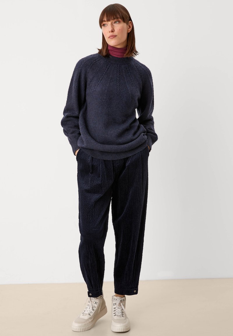 Damen Strickjacken | s.Oliver HEERLIJK ZACHTE, GEBREIDE JURK Strickpullover navy/dunkelblau - FO85566 Damen Strickjacken | s.Oliver HEERLIJK ZACHTE, GEBREIDE JURK Strickpullover navy/dunkelblau - FO85566