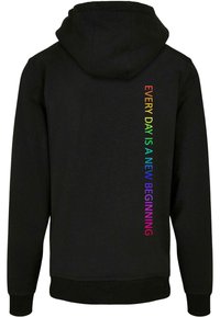 Merchcode HOPE RAINBOW - Mikina s kapucňou - black