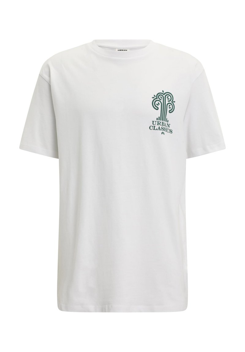 Urban Classics T-shirt print wit Urban Classics T-shirt print wit