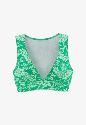 Venice Beach, BUSTIER-BIKINI-TOP - Bikini-Top - grün bedruckt