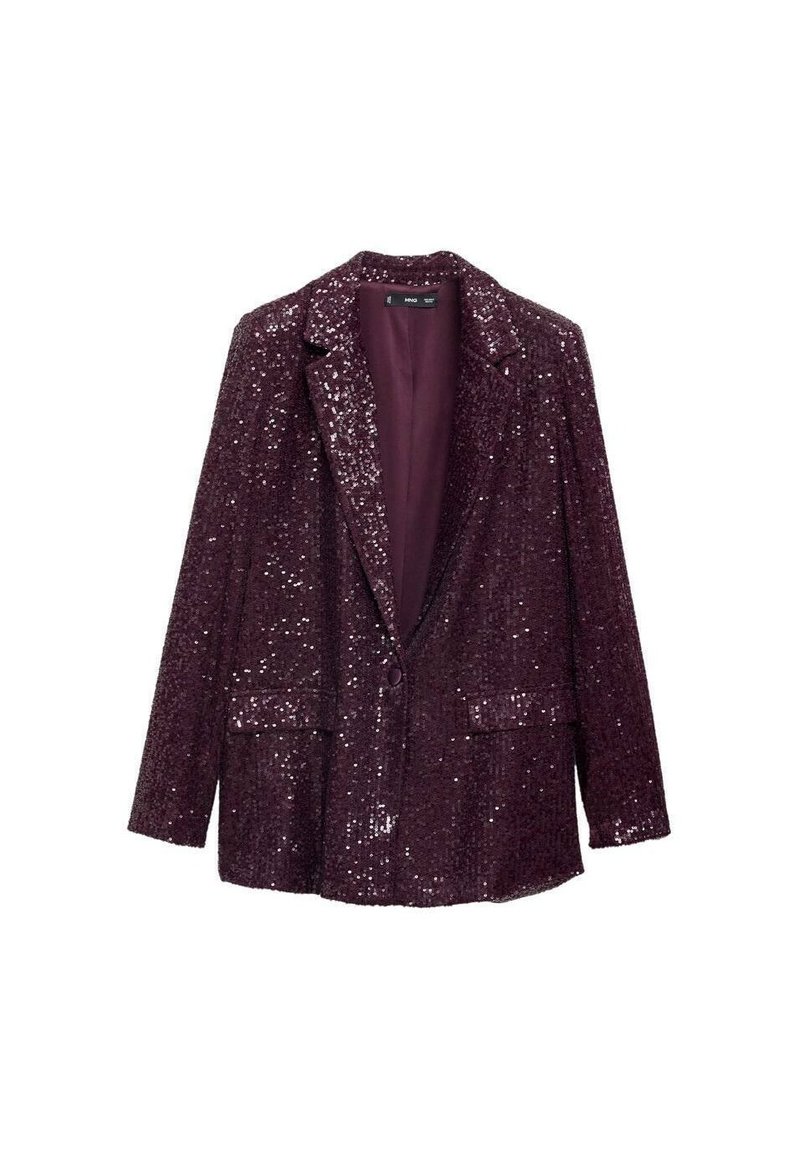 Mango Blazer bordeauxrood