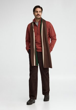 Polo Club, SWEATSHIRT MAN ETER LONG SLEEVE OVERSIZE FIT - Sudadera - terracotta