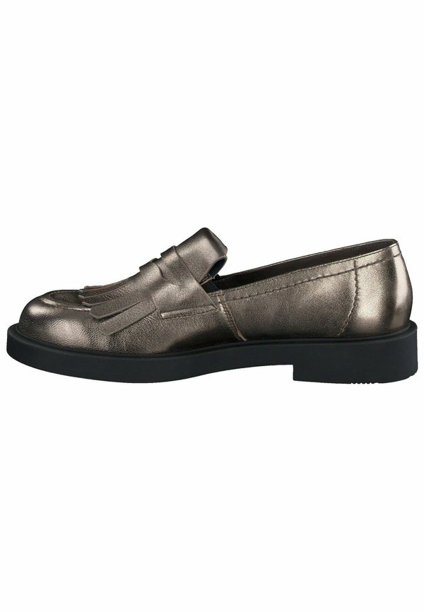 Slipper - kalbleder met grunge