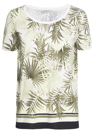 Print T-shirt - olive