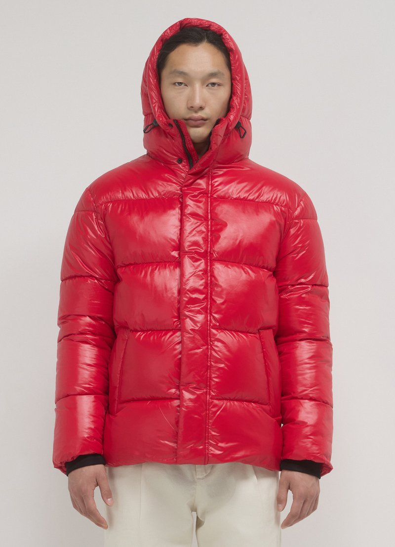 Calliope IMBOTTITO CON CAPPUCCIO - Giacca invernale - rosso