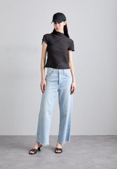 Agolde REN - Ravne kavbojke - blue denim