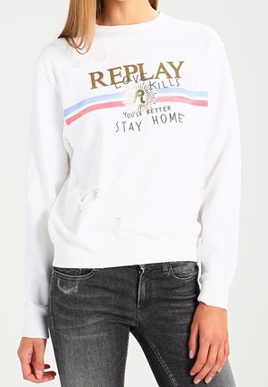 Sweatshirt - white