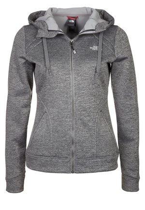 Sweater met rits - mottled black