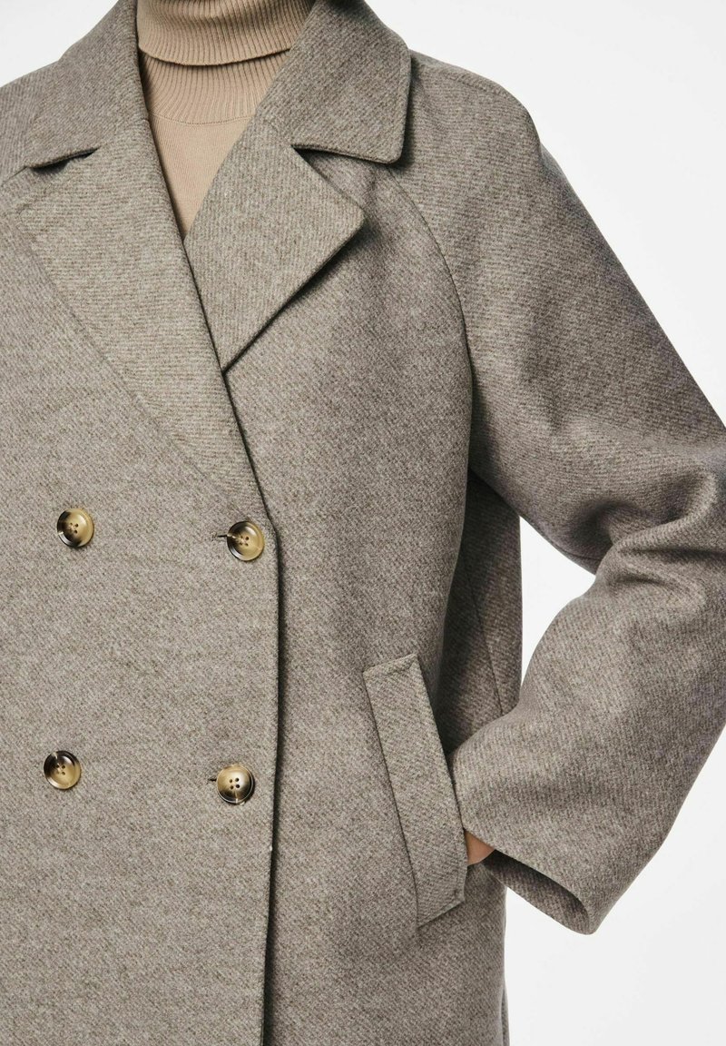 Pieces Jas Pcmarbel Long Coat Noos 17150940 Forest Night Dames - Nu 48