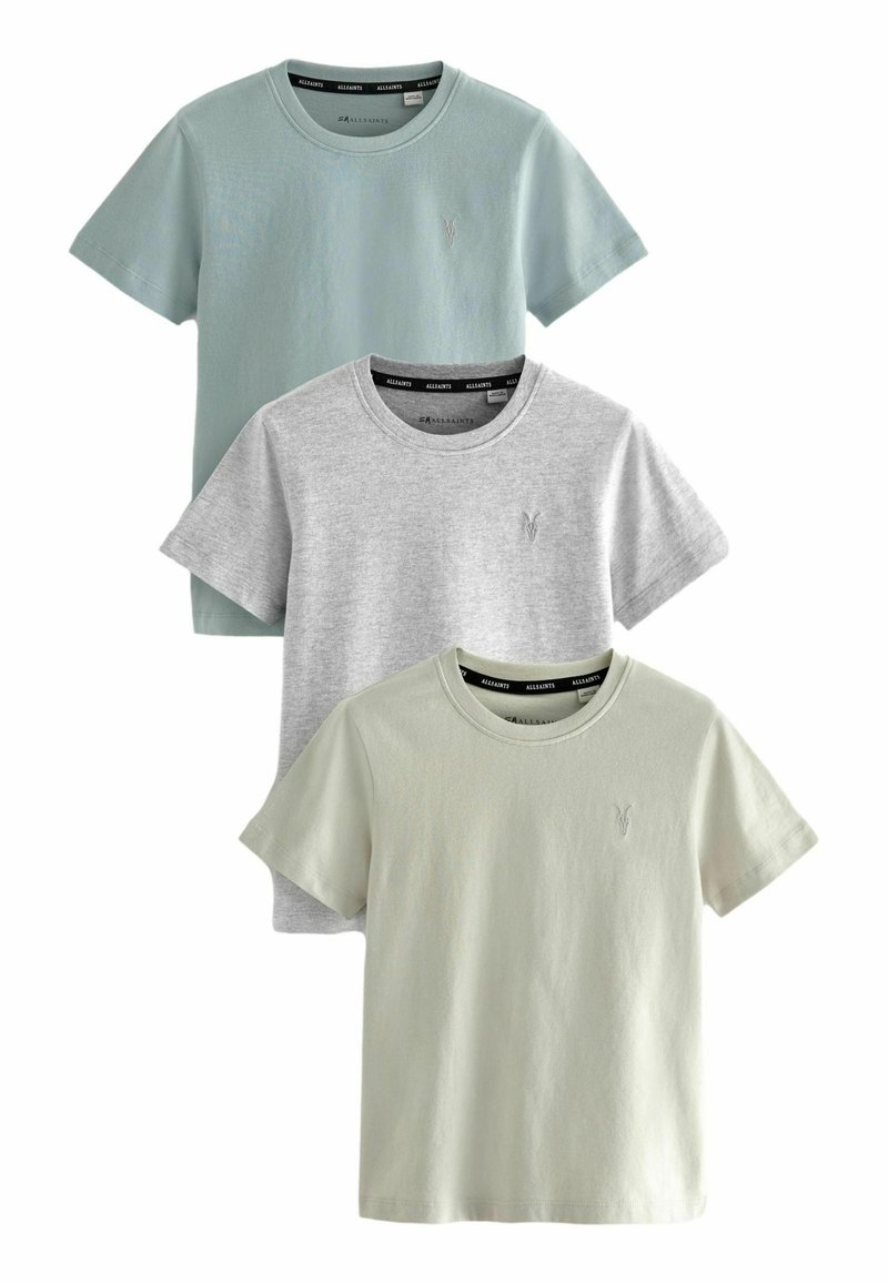 smALLSAINTS REGULAR FIT BRACE CREW 3 PACK - Základné tričko - green
