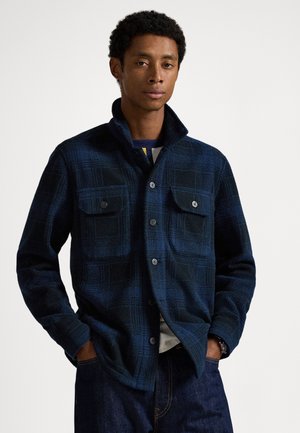 PLAID PILE FLEECE OVERSHIRT - Cămașă - mountain plaid cruise navy