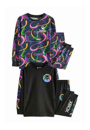 Next LONG SLEEVE 2 PACK - REGULAR FIT - Nachtwäsche Set - xbox black pink
