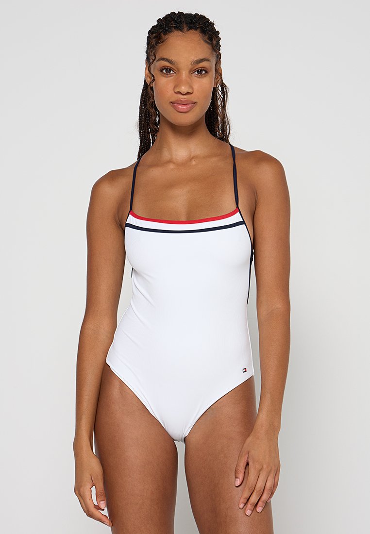 Tommy Hilfiger Badpak wit Tommy Hilfiger Badpak wit