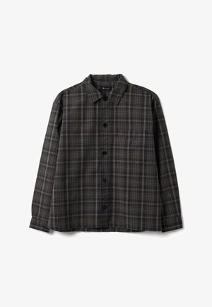 B.ANGEL, CHECK SHIRT, OVERSIZED FIT - Hemd - black brown