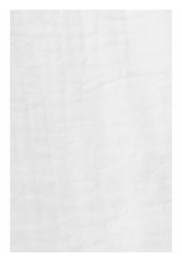 Tissu blanc texturé avec un motif de froissement subtil, un tissage fin et une apparence lisse. Convient à une variété d'applications textiles.