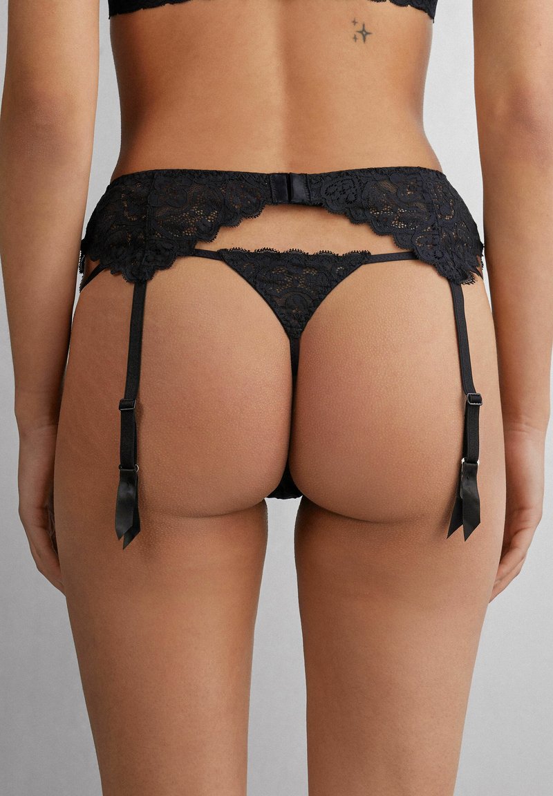 Intimissimi ADJUSTABLE STRAPS - Suspenders - black - Zalando Intimissimi ADJUSTABLE STRAPS - Suspenders - black - Zalando