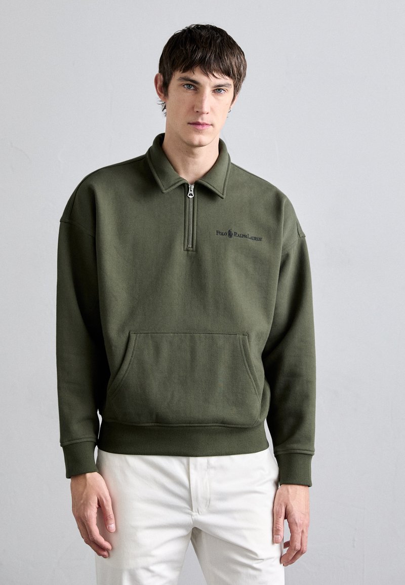 Armadillo Ralph Polo Ralph Lauren LONG SLEEVE - Sweatshirt - armadillo/olive - Zalando.ie