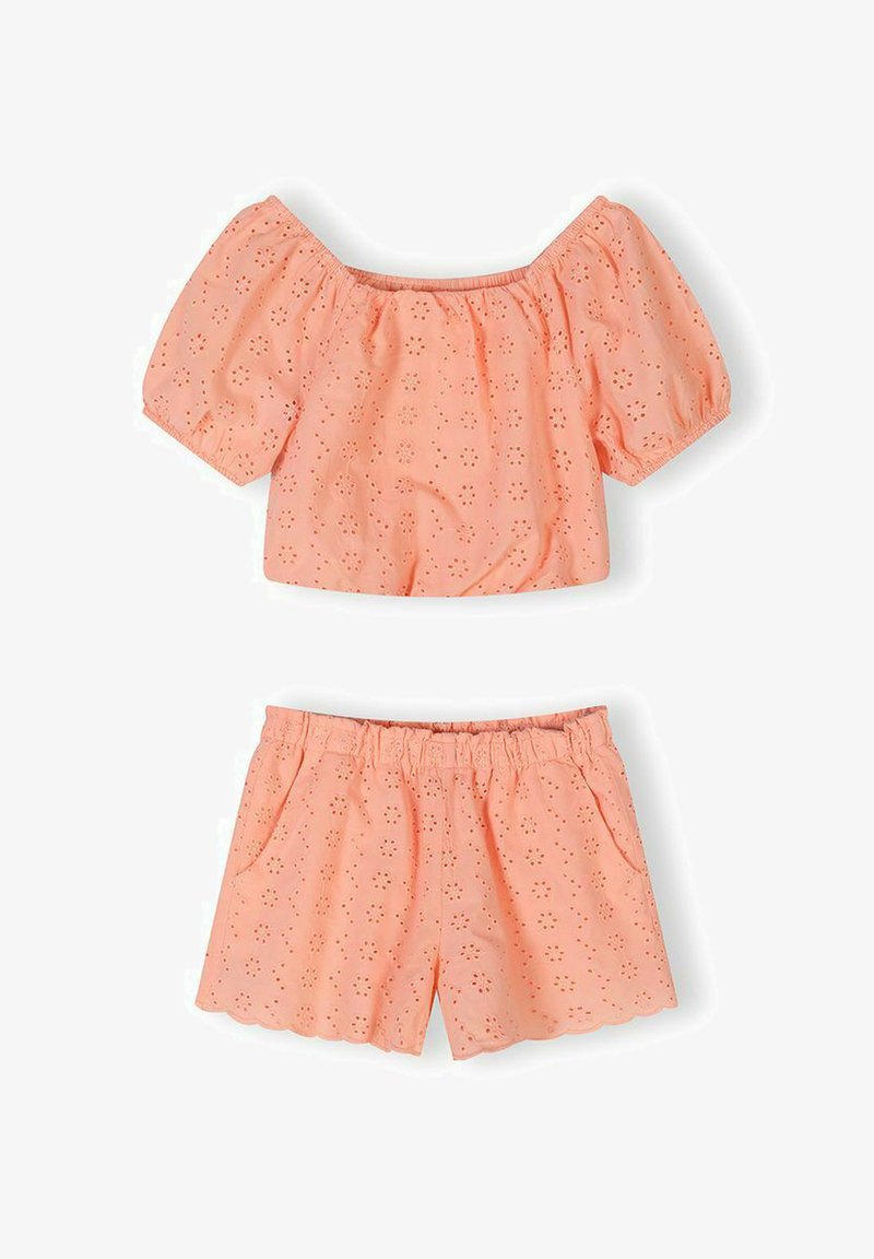Minoti Set MINOTI SET WITH ELASTICATED - Shorts - apricot/albaricoque - Zalando.es