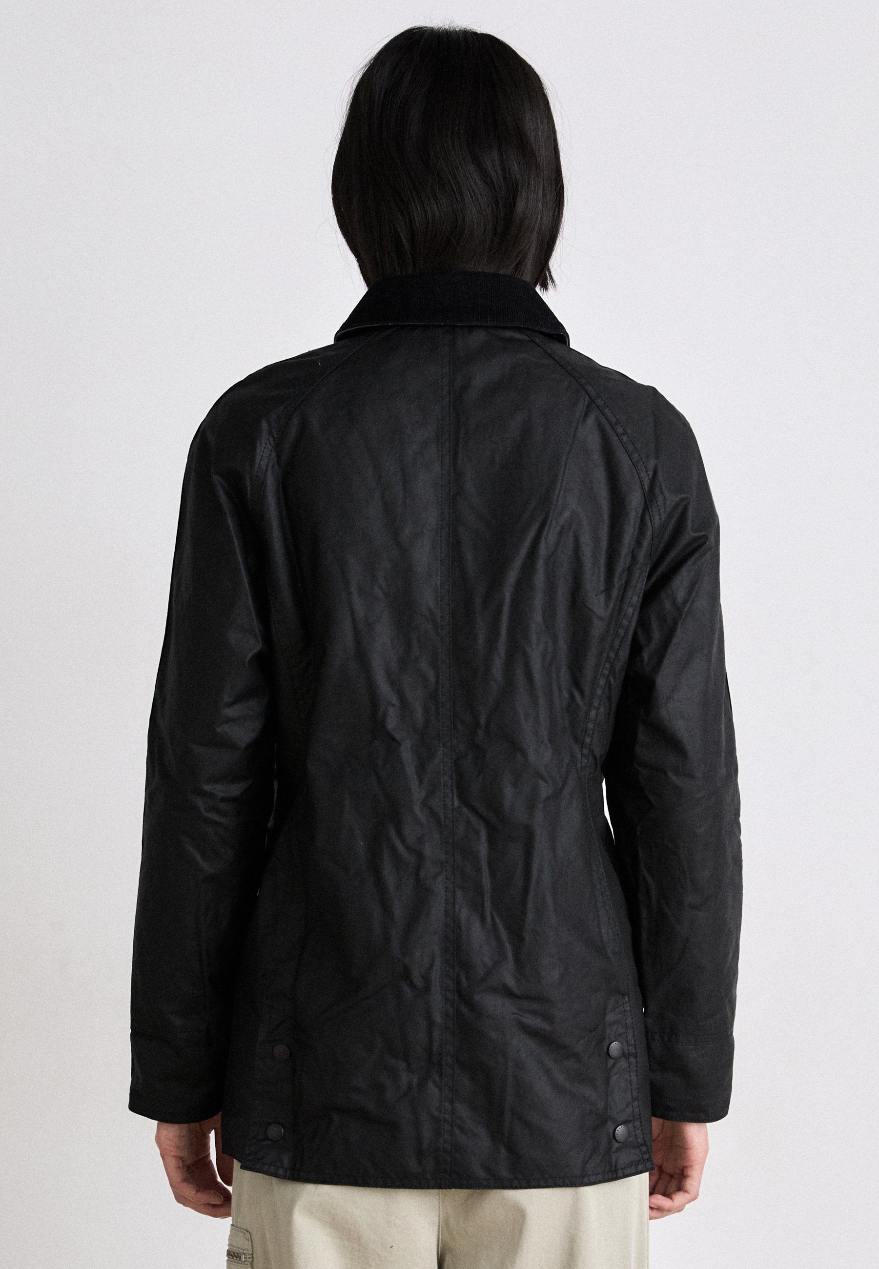 Barbour BEADNELL WAX JACKET - Kurtka przejściowa/czarny - Zalando.pl