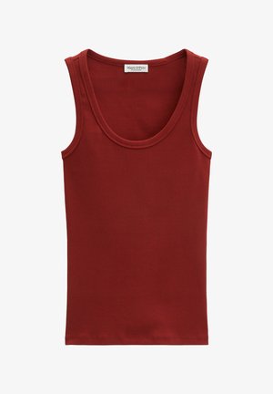 Marc O'Polo, TOP, DEEP ROUND NECK - Débardeur - tall poppy