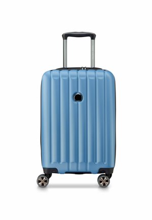 LONGITUDE 4 ROLLEN KABINENTROLLEY 55 CM MIT DEHNFALTE - Maleta de cabina - hellblau