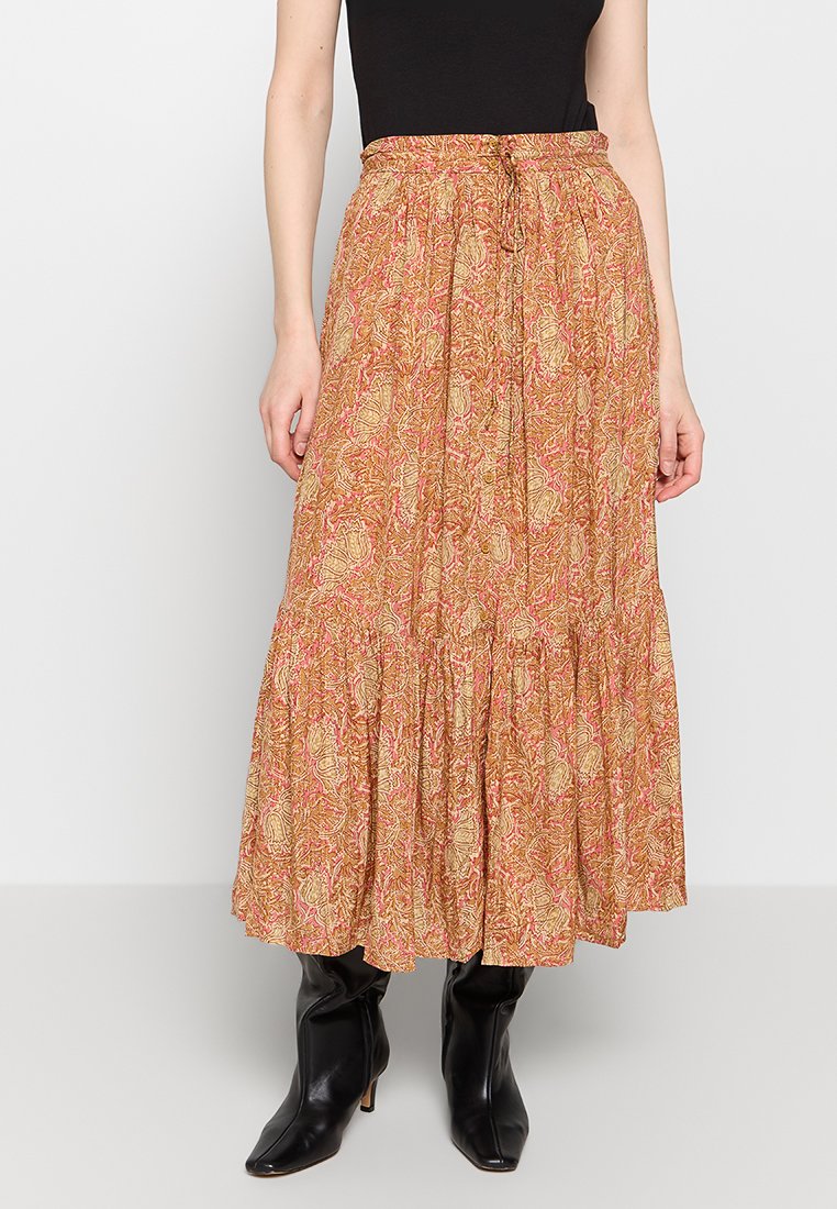 Vanessa Bruno A-lijn rok lichtbruin Vanessa Bruno A-lijn rok lichtbruin