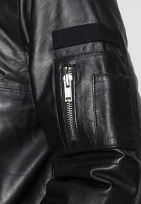 Deadwood COMBO ORIGINAL - Casaco de couro - black