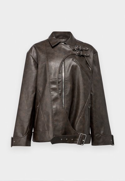 Materiel BOXY BIKER  - Giacca in similpelle - dyed brown