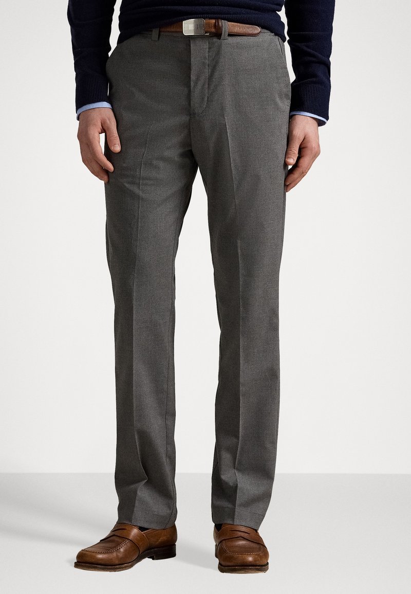 Polo Ralph Lauren MANHASSET STRETCH STRAIGHT FIT TROUSER - Hlače - light grey heather