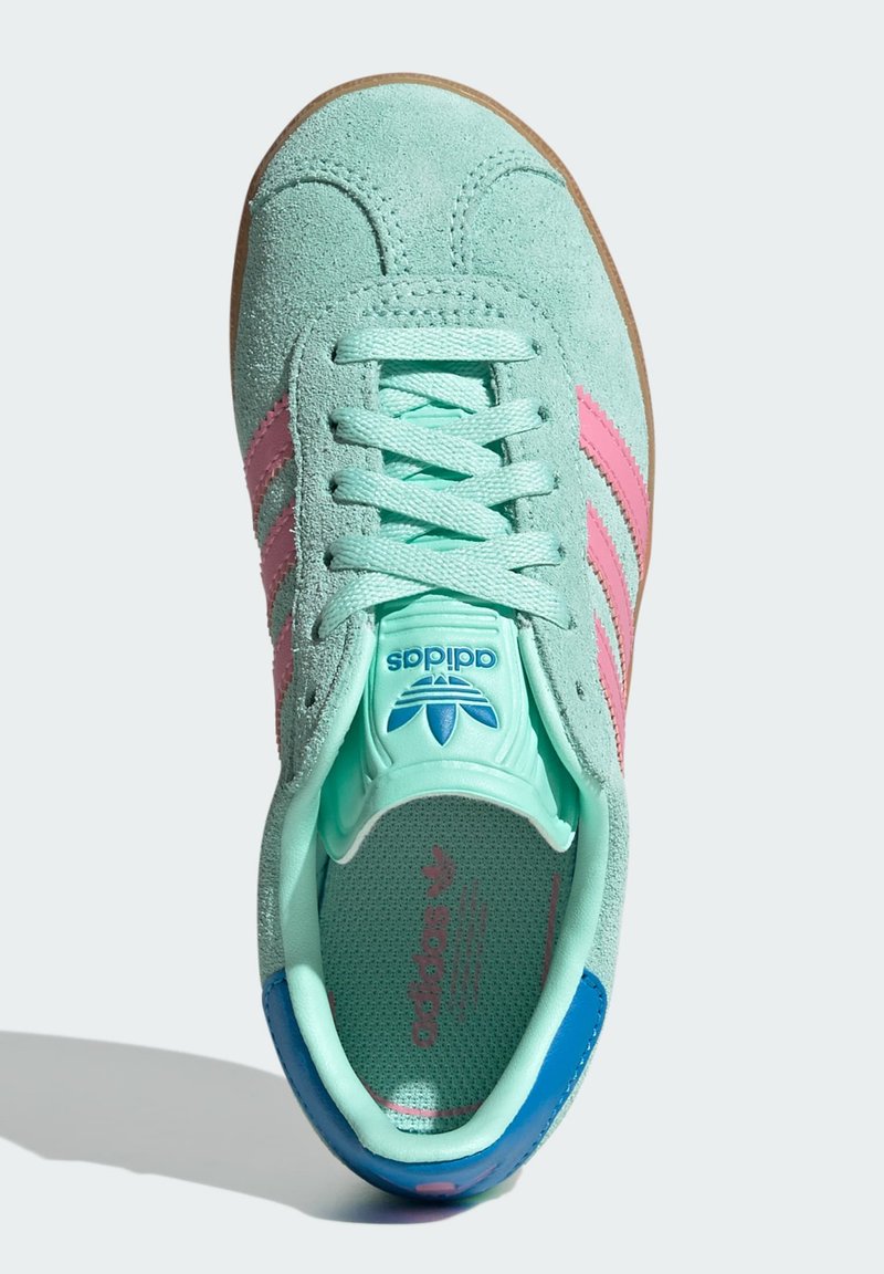 adidas gazelle silver green womens adidas Gazelle - GS main image 0