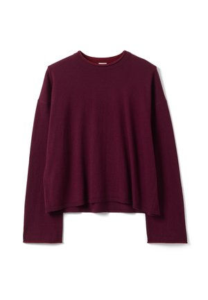 Stefanel, CREW-NECK JUMPER, REGULAR FIT. - Strickpullover - wine purple
