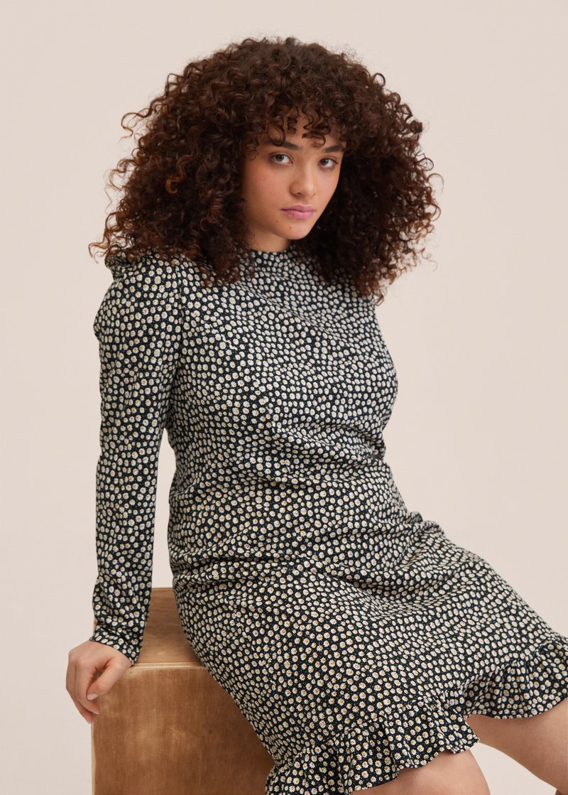 Damen Freizeitkleider | Mango PALOS Freizeitkleid black/offwhite - PM84435 Damen Freizeitkleider | Mango PALOS Freizeitkleid black/offwhite - PM84435