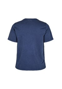 Zizzi Trükipildiga T-särk - navy washed