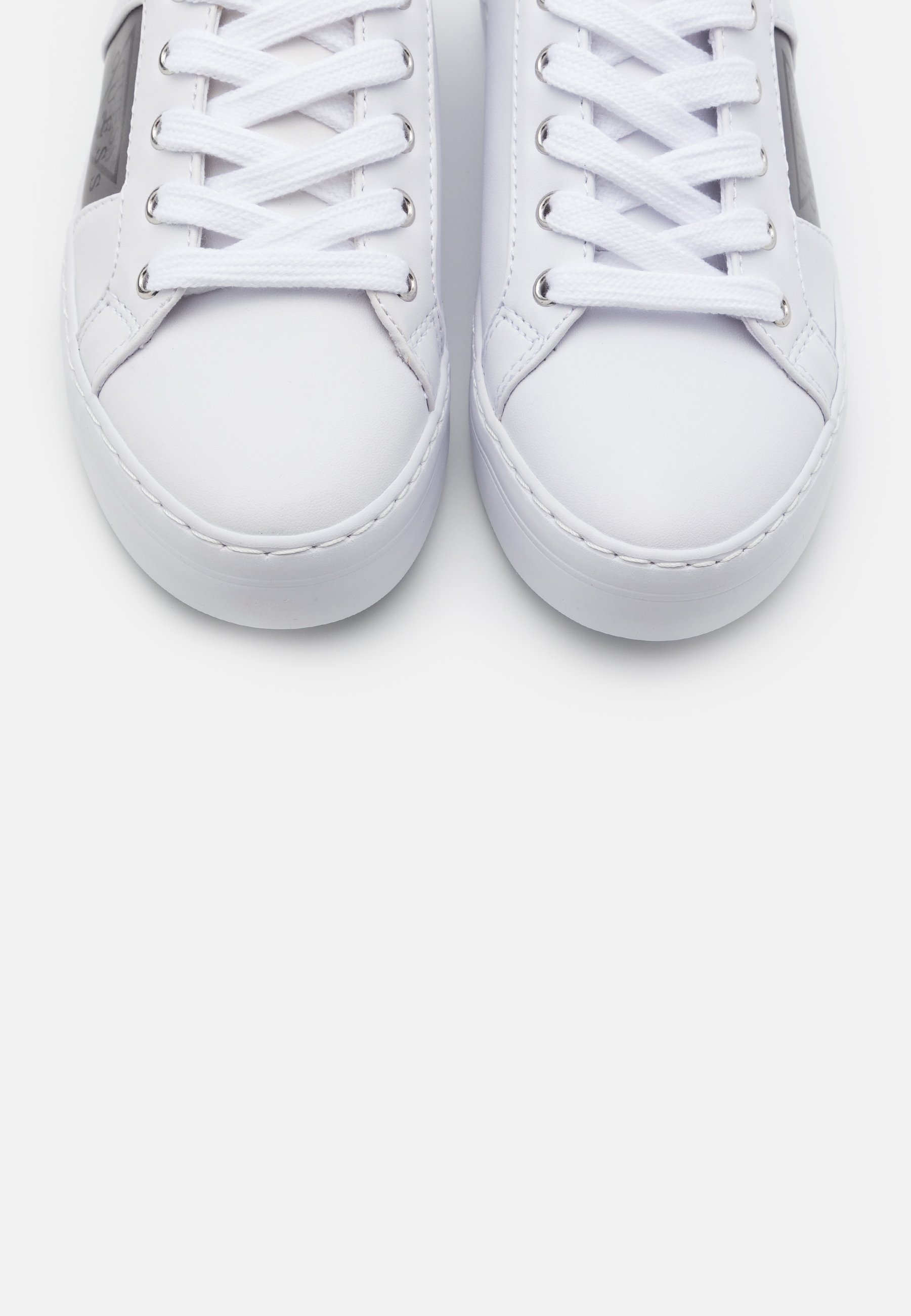 silver guess sneakers