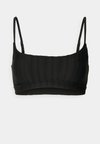 WAVE TRIP BANDED TANK - Bikini pezzo sopra - black pebble