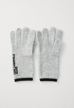 KNITTED - Gloves - light grey melange