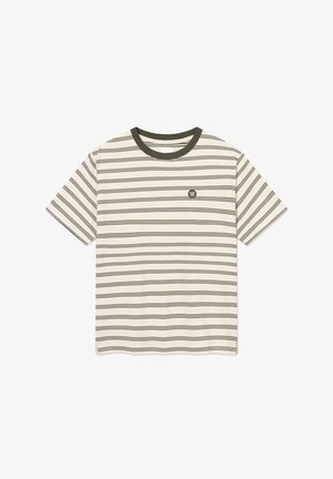 DOUBLE A BY W.W., WWEASTON X 25381 - T-shirt imprimé - silver birch stripe