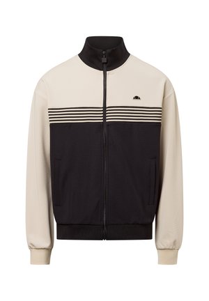 MONDAVIO - Fleece jacket - beige schwarz