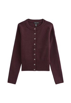 New Look, COMPACT  CREW NECK CARDIGAN - Vest - purple