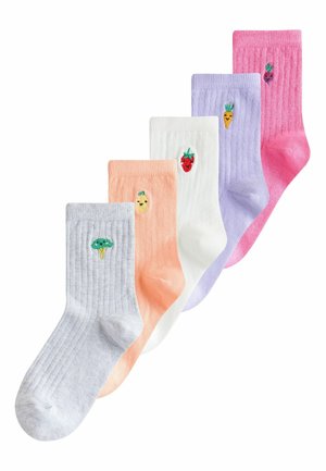 EMBROIDERED 5 PACK - Socks - multi