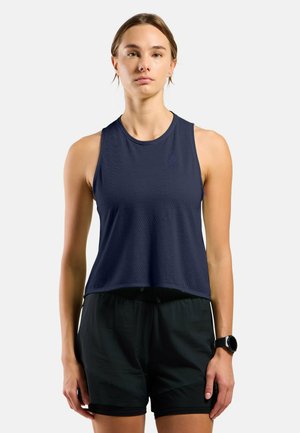 CREW NECK ESSENTIAL COOL - Top - eclipse melange